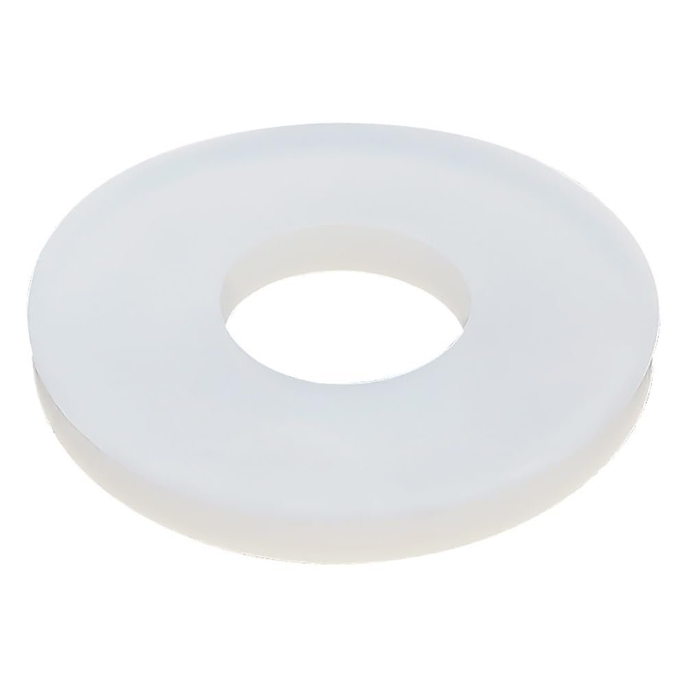 Silicone Washer, Flat Screw Gasket, White, High-Temperature, 14 x 36 x 3 mm