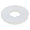 Silicone Washer, Flat Screw Gasket, White, High-Temperature, 14 x 36 x 3 mm view 1