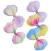 CVUTOVO DIY Multicolor Fabric Bow Decorations - 5 Pieces view 1
