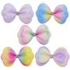 HOODANCOS 5-Pack Double-Layer Fabric Hair Bows view 1