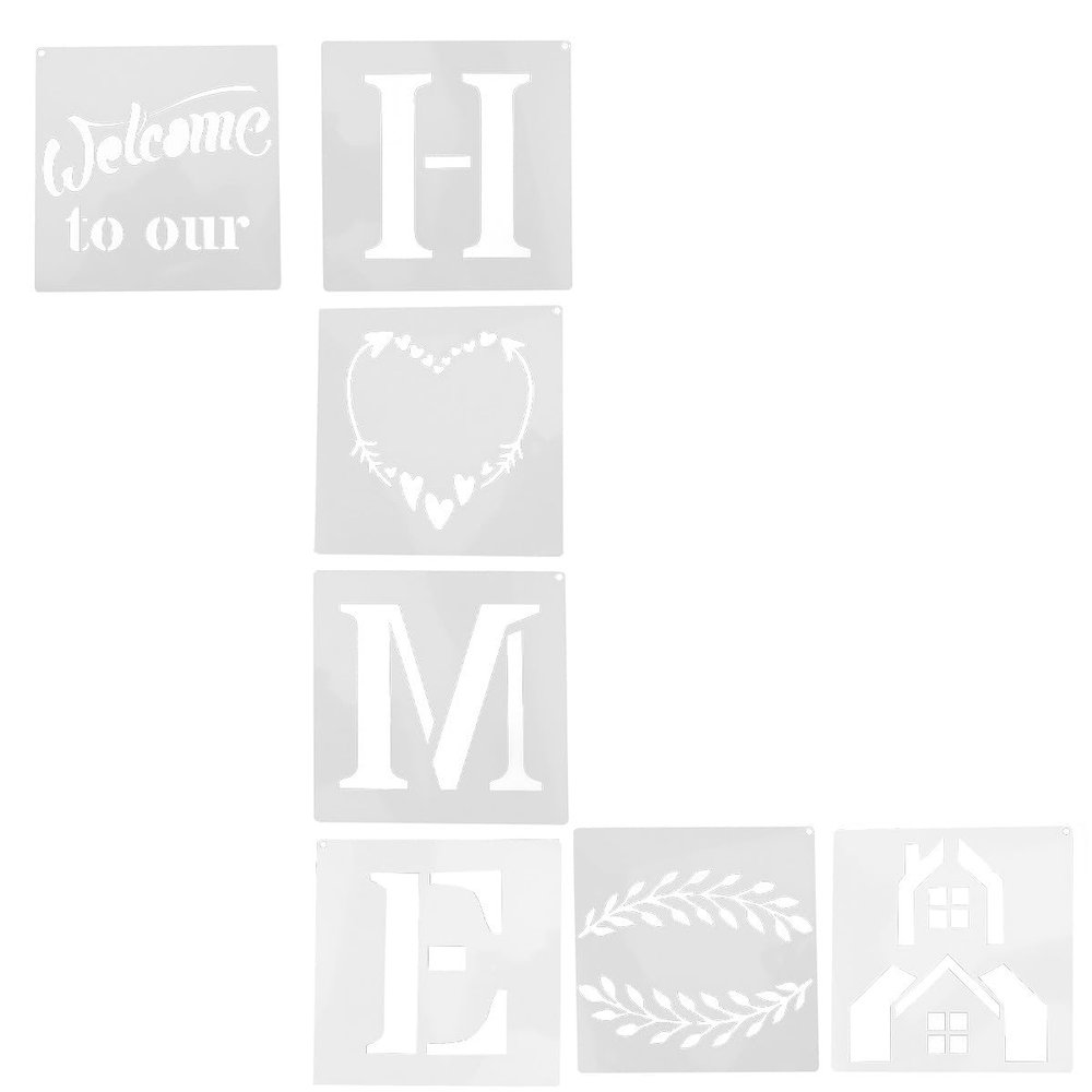 ULTECHNOVO 7-Piece Eco-Friendly Stencil Set