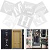 ULTECHNOVO 7-Piece Eco-Friendly Stencil Set view 4