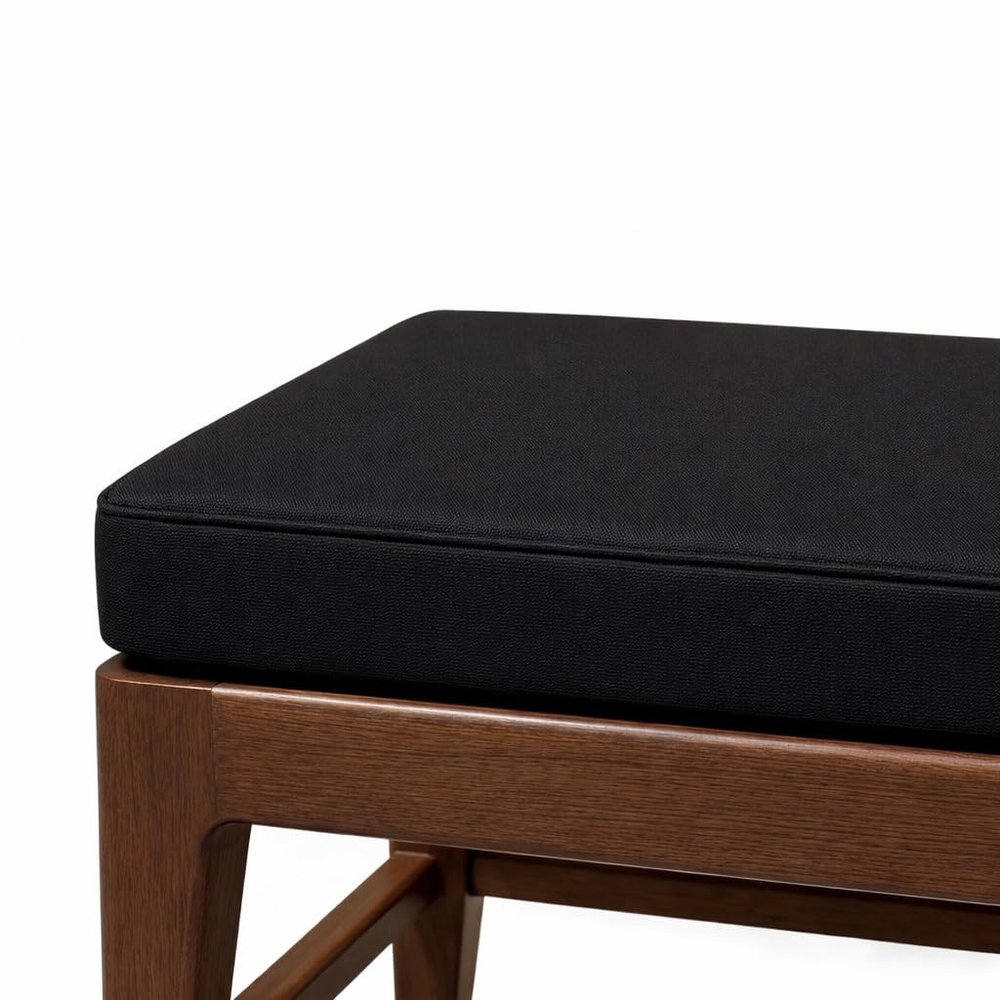 Bench Cushion with Non-Slip Bottom, Removable Washable Cover, 110 x 45 x 5 cm, No. 08