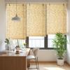 LXODOVZD Natural Bamboo Roller Shade for Outdoor view 2