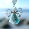 Sea Glass Angel Ornament view 3