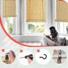 LXODOVZD Bamboo Roller Shade view 4
