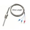 K/PT100 Threaded Thermocouple, Stainless Steel Probe, 800°C, 1–5 m, Pipe Temperature Controller (1 pc) view 2
