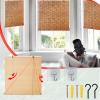 LXODOVZD Bamboo Roller Shade view 3