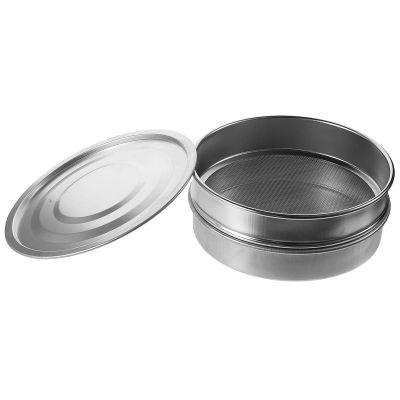 DRESSOOS Stainless Steel Mesh Sieve 20 cm Standard Sprouting Tray, 3-Piece