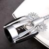 Wing Corkscrew with Bottle Opener and Stopper, Zinc Alloy, 18 x 7 cm, Multicolor view 3