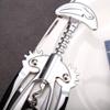 Wing Corkscrew with Bottle Opener and Stopper, Zinc Alloy, 18 x 7 cm, Multicolor view 4