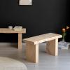 Vintage Entryway Bench for Hallway, Bedroom, or Bed End view 1