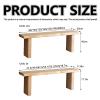 Vintage Entryway Bench for Hallway, Bedroom, or Bed End view 2