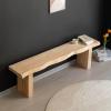 Vintage Entryway Bench for Hallway, Bedroom, or Bed End view 3