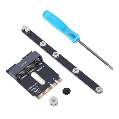 LICAEVEY PCIe 4.0 M.2 A+E Key to M Key NVMe Extension Adapter with Bracket, Supports 2280 SSDs