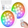 2-Pack Underwater LED Pool Lights with Remote view 1