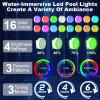 2-Pack Underwater LED Pool Lights with Remote view 3