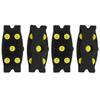 Adorainbow Non-Slip Shoe Covers with 5 Spikes, 2 Pairs, Black view 1