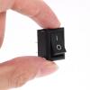 10-Pack KCD1-101 Rocker Switches, 6A 250V, Plastic, Black view 4