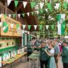 COMOOKA 20M Green and White Outdoor Pennant Banner, 40 Flags view 4
