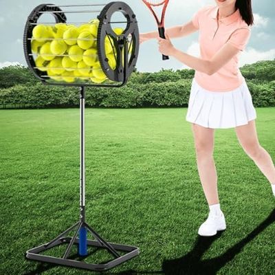 Multi-Sport Ball Hopper for 80 Balls, Sturdy Training and Coaching Frame