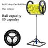 Multi-Sport Ball Hopper for 80 Balls, Sturdy Training and Coaching Frame view 3