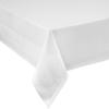 texpot Cotton Tablecloth 400 x 110 cm, Glossy White view 1