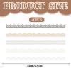 Nymora 40 Lace Stickers Brown - Decorative Paper Stickers for Scrapbooking & Journaling view 2