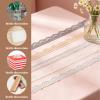 Nymora 40 Lace Stickers Brown - Decorative Paper Stickers for Scrapbooking & Journaling view 4