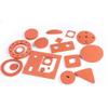 1-Piece Silicone Sponge Pad, Red, 200 x 200 x 3 mm view 2