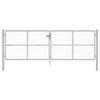 Lumanois Garden Gate, Galvanized Steel, 400 x 125 cm, Silver view 2