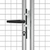 Lumanois Garden Gate, Galvanized Steel, 400 x 125 cm, Silver view 3