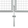 Lumanois Garden Gate, Galvanized Steel, 400 x 125 cm, Silver view 4