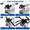 30-Piece Slot 8 Cable Holder Blocks for Aluminum Profiles, 21 x 21 Slot Nuts view 3