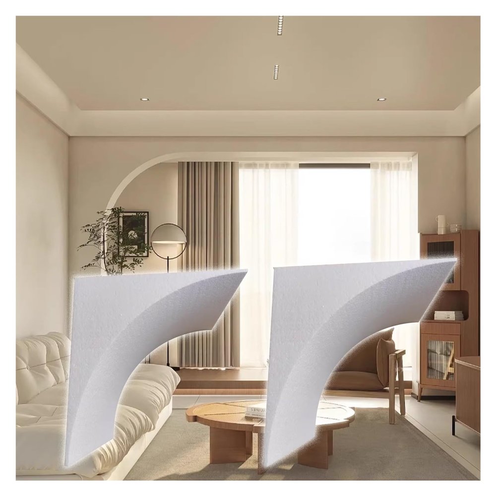 Paintable Foam Doorway Arch Set, 2-Piece, 15 x 15 x 15 in