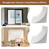 Paintable Foam Doorway Arch Set, 2-Piece, 15 x 15 x 15 in view 2