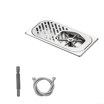 Dolvitrny Steel High-Pressure Cup Rinser with Drain Pan, Medium