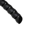 Thalawirefix 2 m Flexible Spiral Cable Sleeve, 8–18 mm Inner Diameter, Black, ID 8 mm view 2