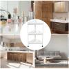 Space-Saving Mobile Corner Shelf with Casters view 4