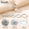 SULIKJHUI 690 Pcs Silver Mini Key Rings view 4