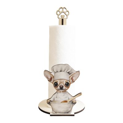 Standing Toilet Paper Holder - Cute Cat & Dog Design