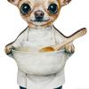 Standing Toilet Paper Holder - Cute Cat & Dog Design view 4
