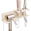 HonorHut Wall-Mounted Hair Dryer and Flat Iron Holder, Cream White view 1