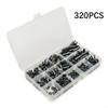 320-Piece Black Nylon M3 Hex Standoff Set with Screws, Nuts and Washers view 2
