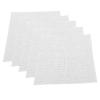 Haofy 5-Pack Aida Fabric, White, 22 Count, 15 x 15 cm view 2