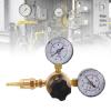 Eminchu Argon-CO2 Gas Regulator, CGA580 Inlet, 5/8"-18 UNF Outlet, 0–315 bar Inlet, 0–10 bar Outlet, 6.6 ft Hose and Pressure Gauges view 2
