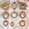 Ouligay 8-Pack Mini Gold Vintage Picture Frames view 2
