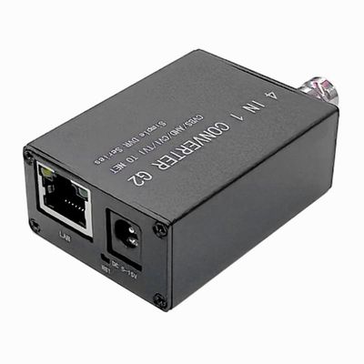 Buhdjfnke Fr CCTV-Compatible CVBS/1080P AHD/TVI/CVI to Network Converter, BNC Input, RJ45 Output, H.265 RTSP Single-Channel Video Recorder