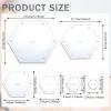 6-Piece Hexagon Quilting Acrylic Template Set view 2