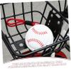 Small White Silicone Pouch with Baseball Keychain for Athletes view 3